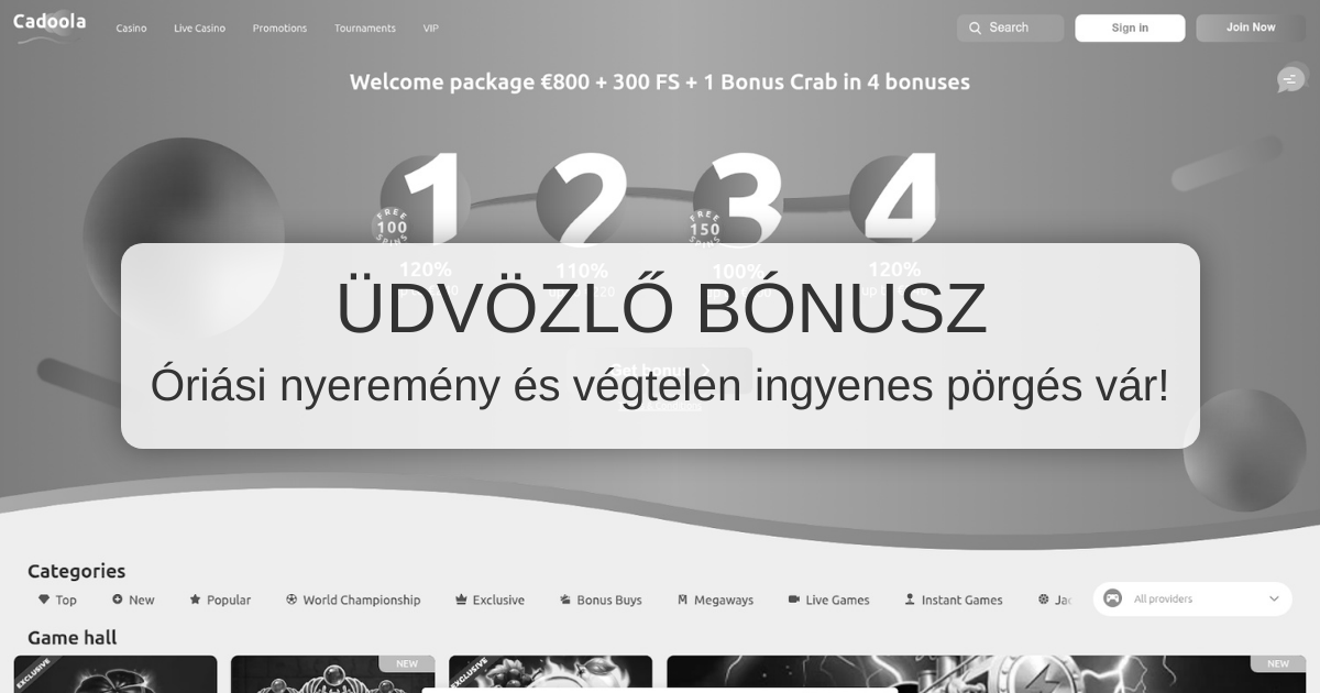 Cadoola Casino: Bónuszok és Biztonság Magyarországon